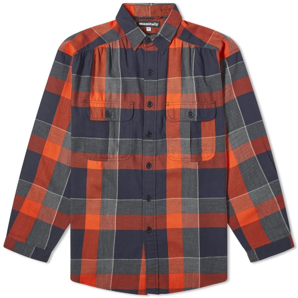 Monitaly Men's Giorgio Work Shirt in Folk Buffalo Cover