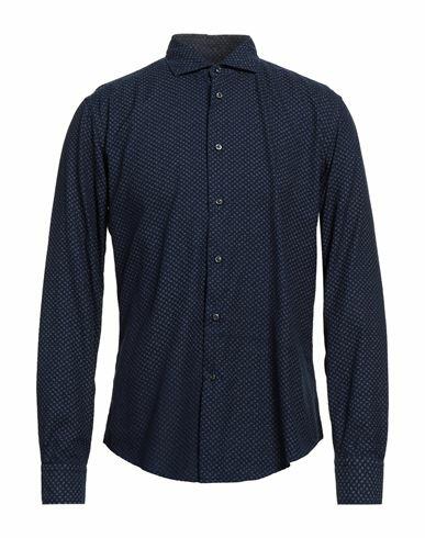 Brian Dales Man Shirt Midnight blue Size 15 ½ Cotton Cover