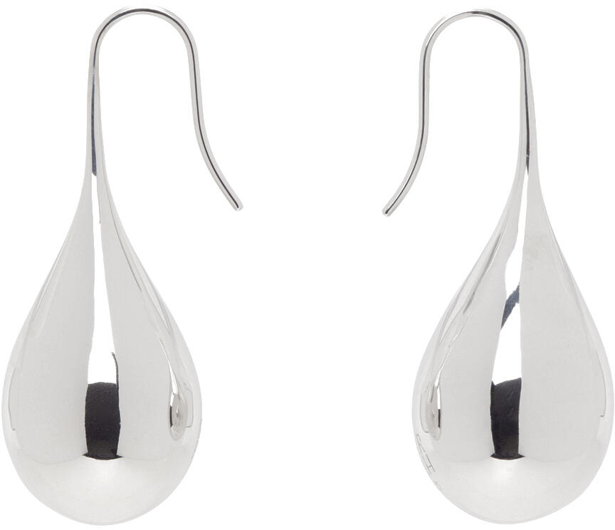 By Pariah Silver Large Drop Earrings Cover