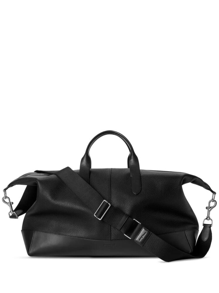 Shinola Canfield Classic grained-leather holdall - Black Cover