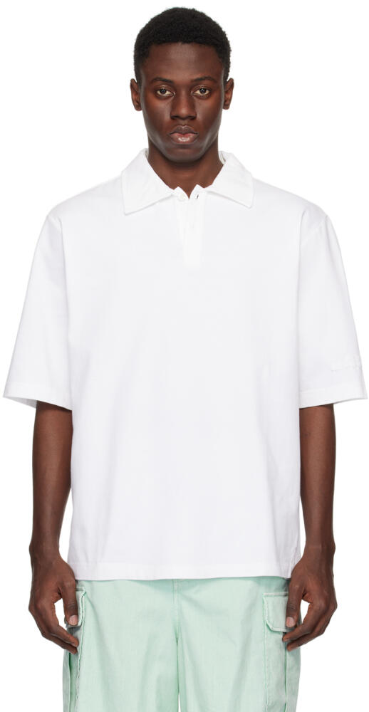 Marni White Oversized Polo Cover