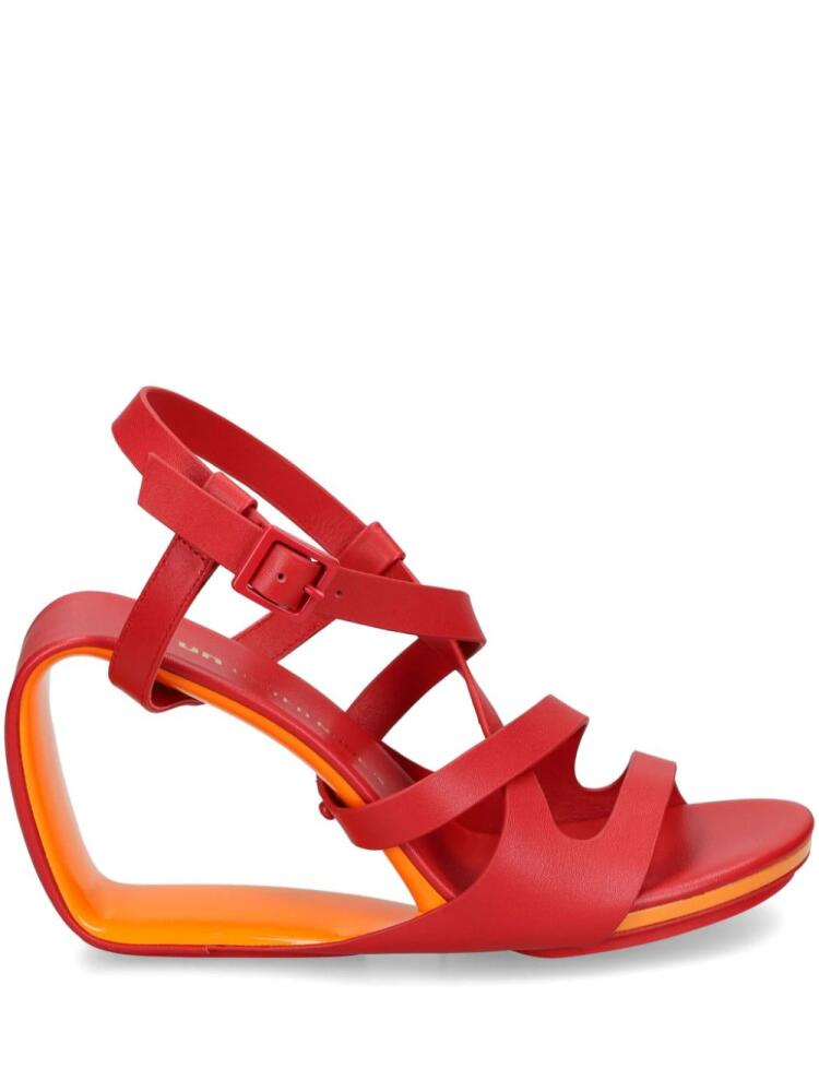 United Nude Mobius Sia 90mm wedge sandals - Red Cover