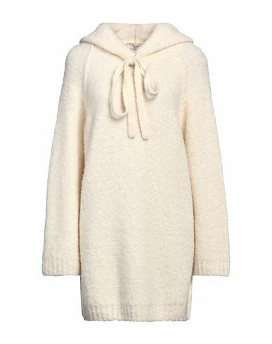 Jucca Woman Mini dress Cream Acrylic, Alpaca wool, Polyamide, Virgin Wool Cover