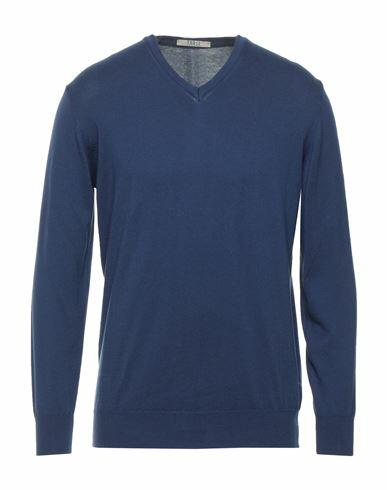 Tsd12 Man Sweater Blue Cotton Cover