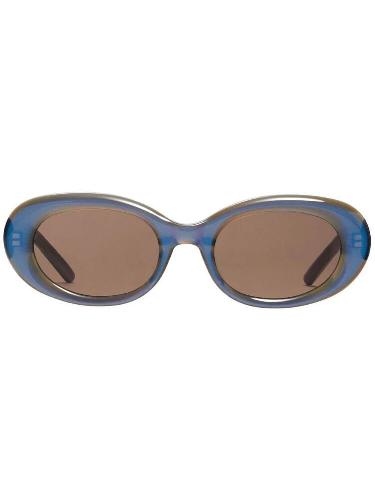 Gentle Monster Eve BLC6 oval-frame sunglasses - Blue Cover