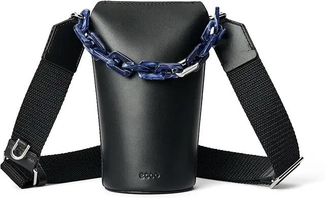 ECCO Pot Bag Chain (Black) Cross Body Handbags Cover