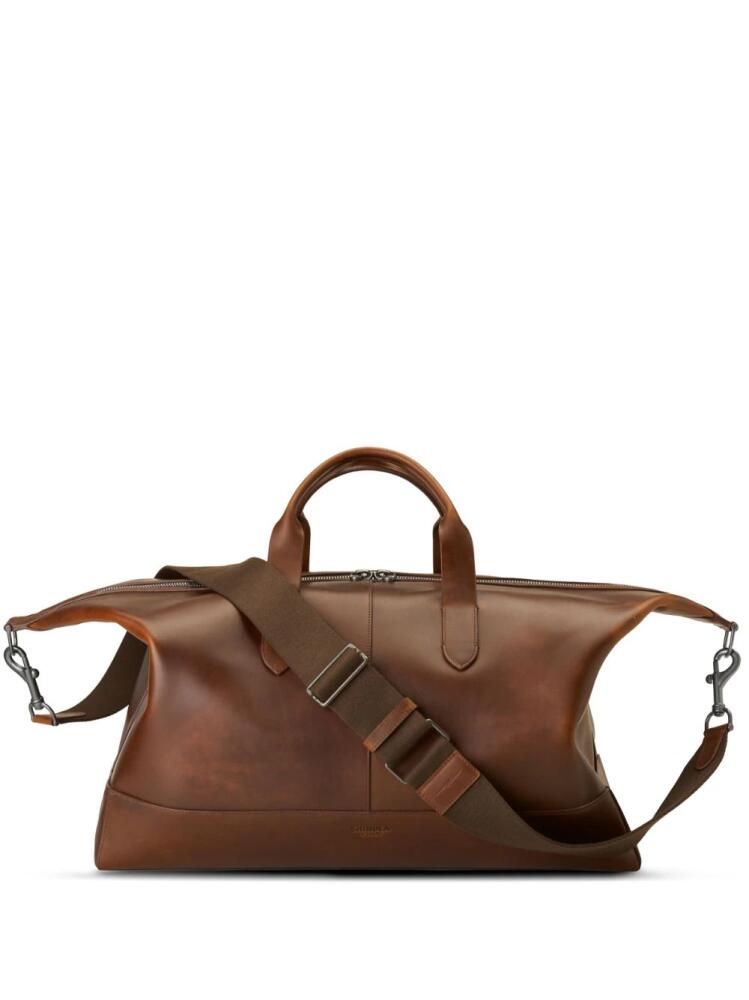 Shinola Canfield Classic leather holdall - Brown Cover