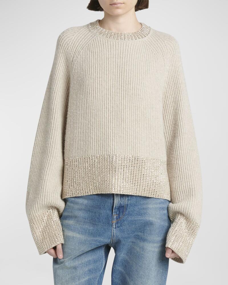 Golden Goose Journey Embroidered Crewneck Sweater Cover