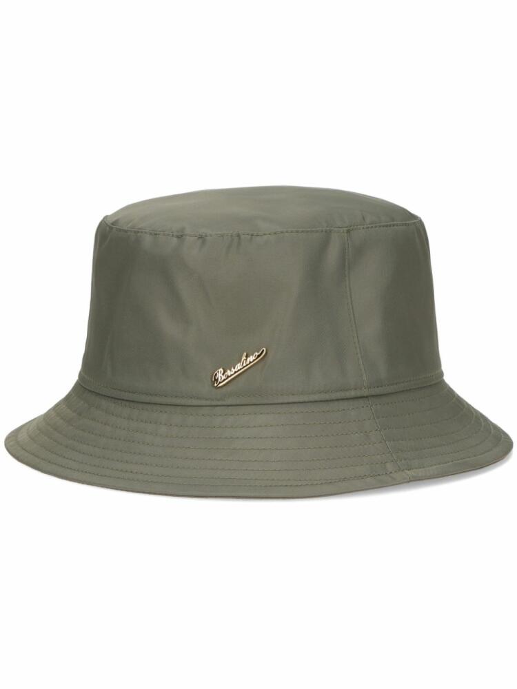 Borsalino Rain bucket hat - Green Cover