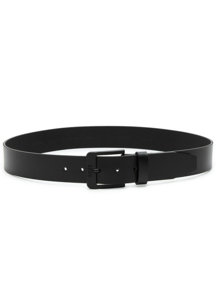 Boss Leather Belt - Black Cover