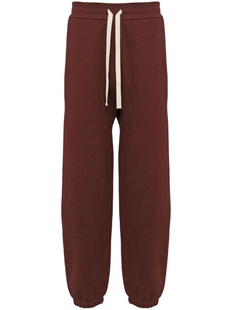 Jil Sander + tapered sweatpants - Brown Cover