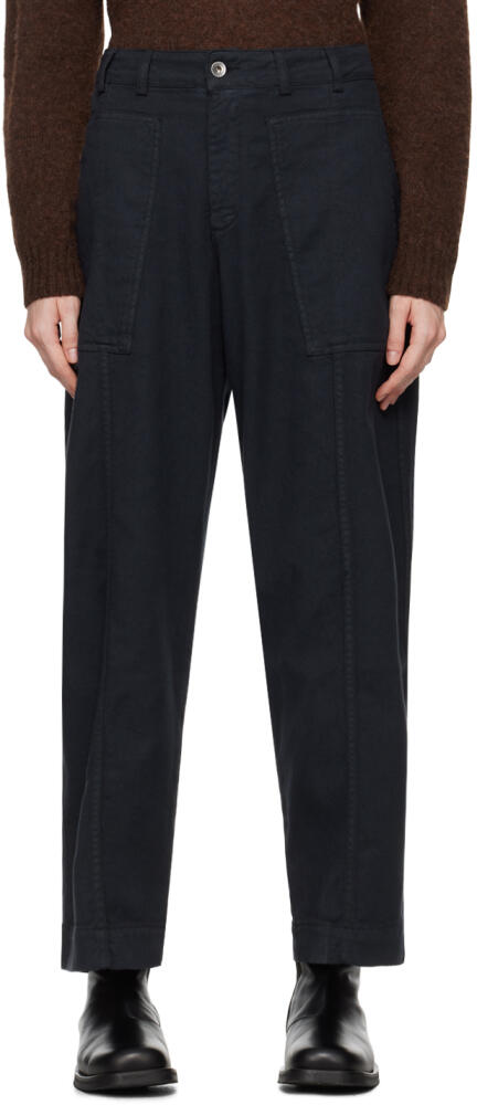 YMC Black Peggy Trousers Cover