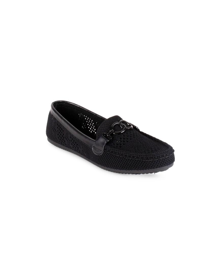 Gloria Vanderbilt Women's Abigale Knit Slip On Loafer - Black Cover