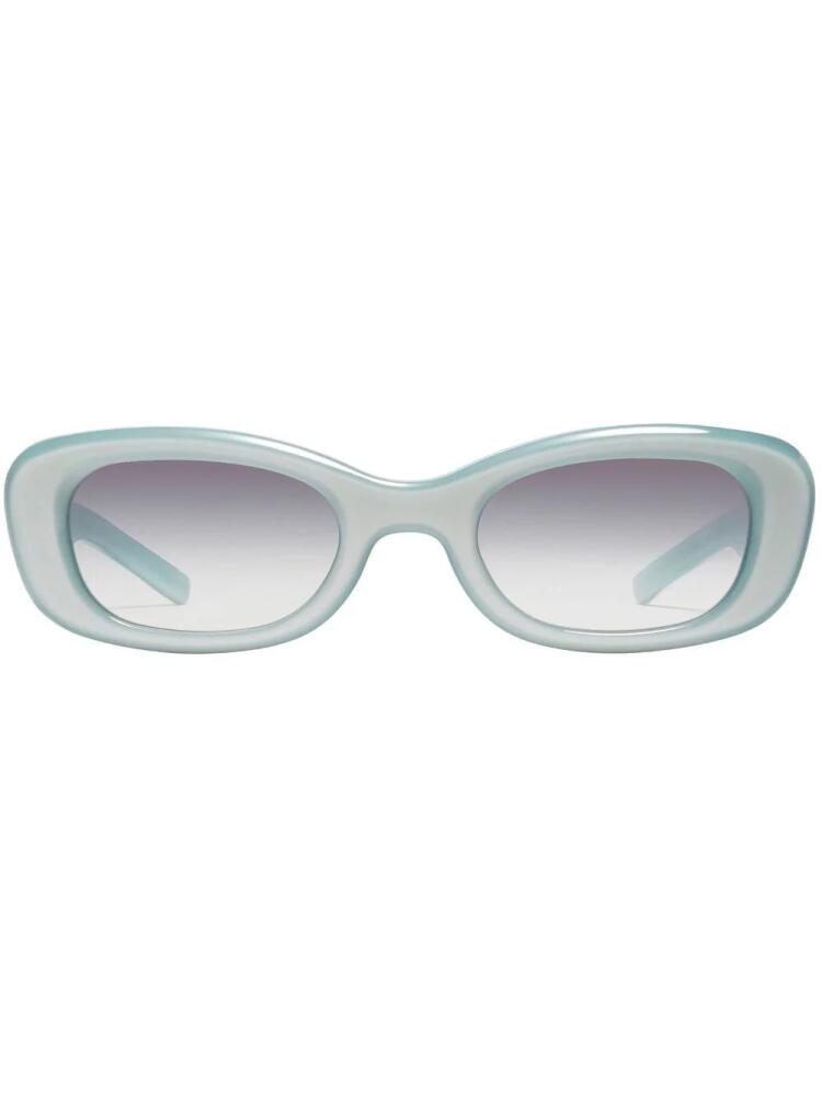 Gentle Monster two-tone oval sunglasses - Blue Cover