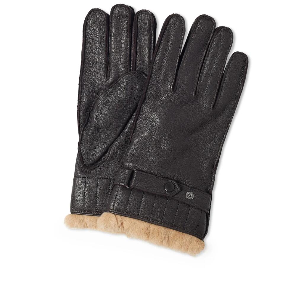 Barbour Men's Leather Utility Glove in Brown Cover