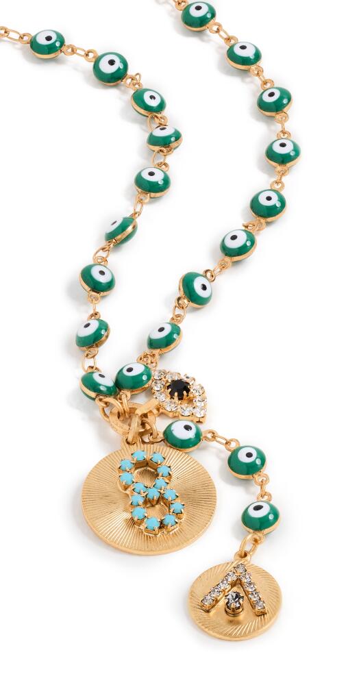 Elizabeth Cole Galia Necklace Green Cover