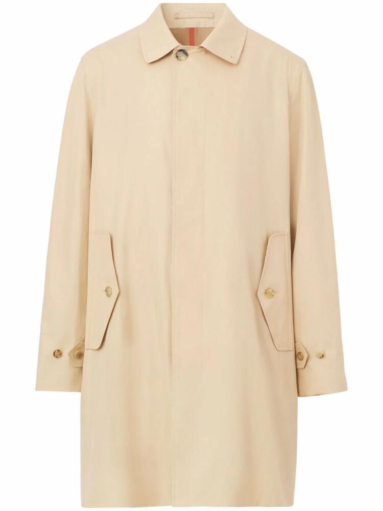 Burberry cotton gabardine car coat - Neutrals Cover