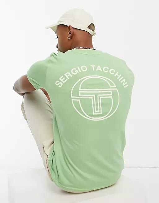 Sergio Tacchini Graciello T-shirt with back print in green Cover