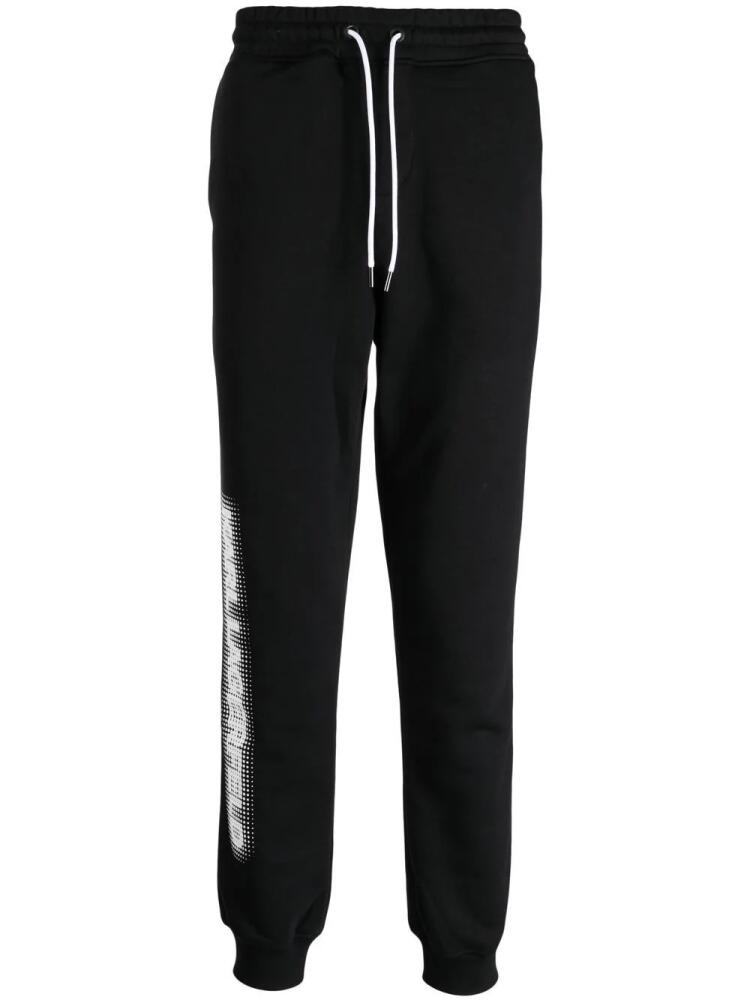 Karl Lagerfeld logo-print cotton track pants - Black Cover