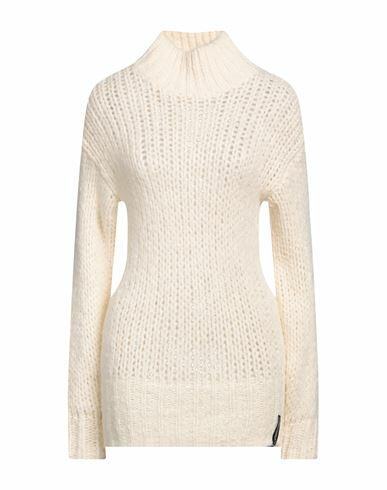 Hinnominate Woman Turtleneck Cream Acrylic, Polyamide, Alpaca wool, Wool Cover