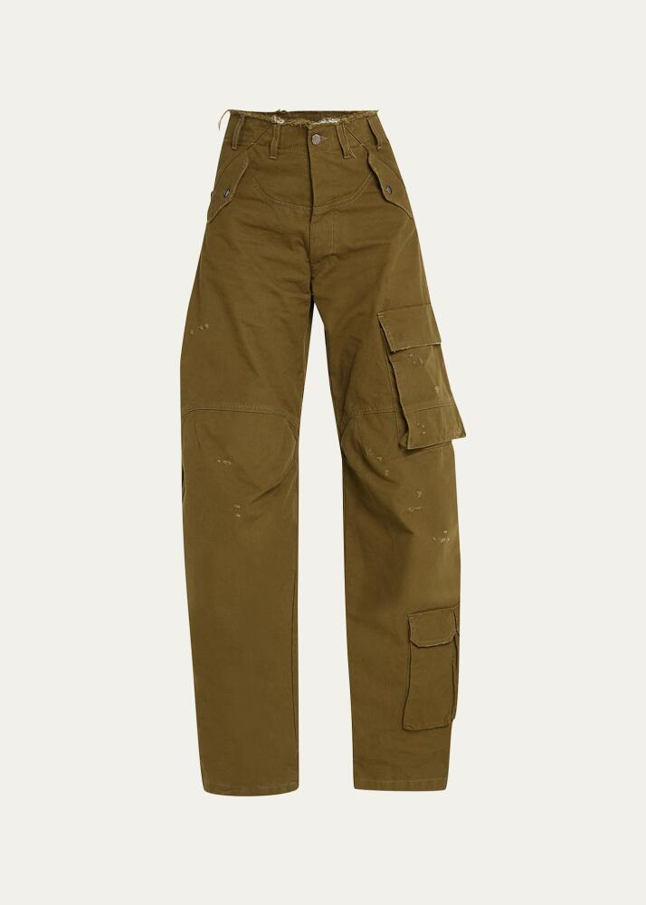 DARKPARK Rosalind Wide Tapered Cargo Pants Cover