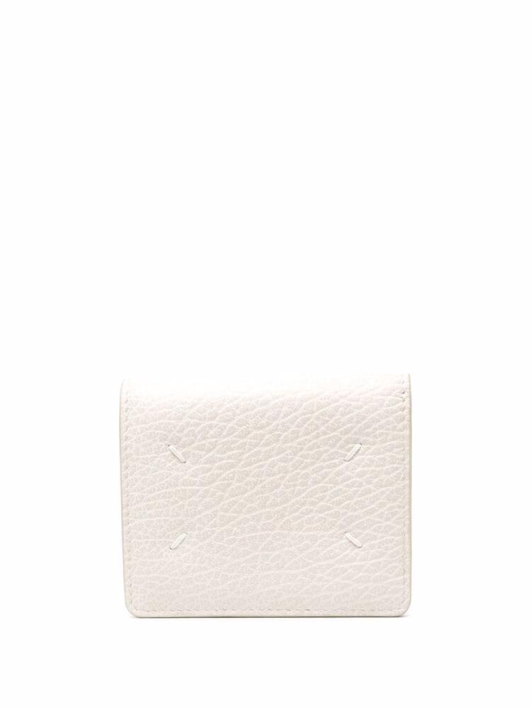 Maison Margiela four-stitch leather bi-fold wallet - Grey Cover