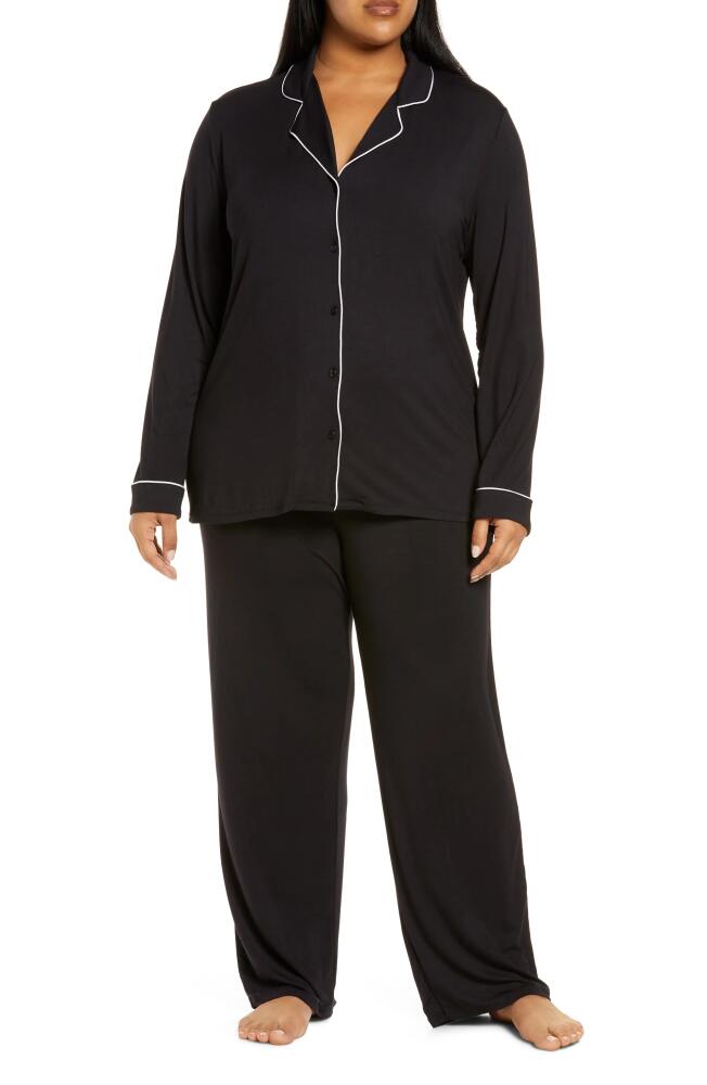 Nordstrom Moonlight Eco Knit Pajamas in Black Cover