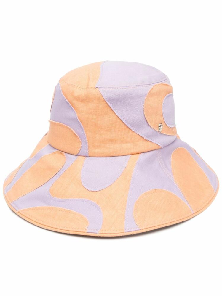 Helen Kaminski Ives colour-block bucket hat - Purple Cover