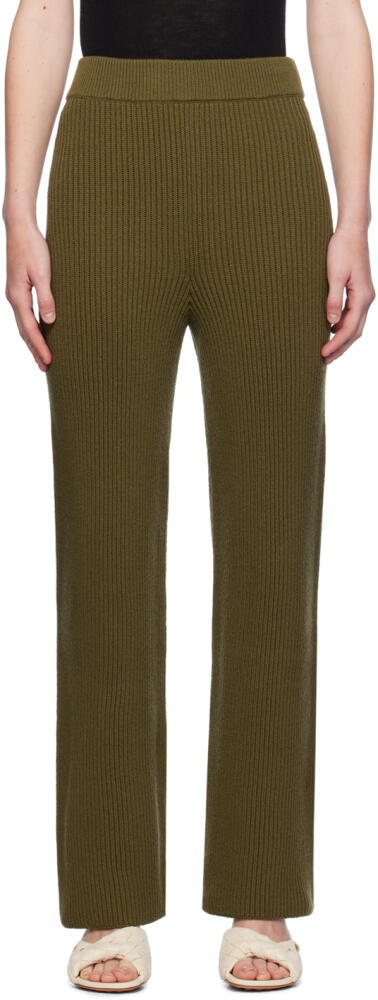 Jil Sander Khaki Wool Trousers Cover