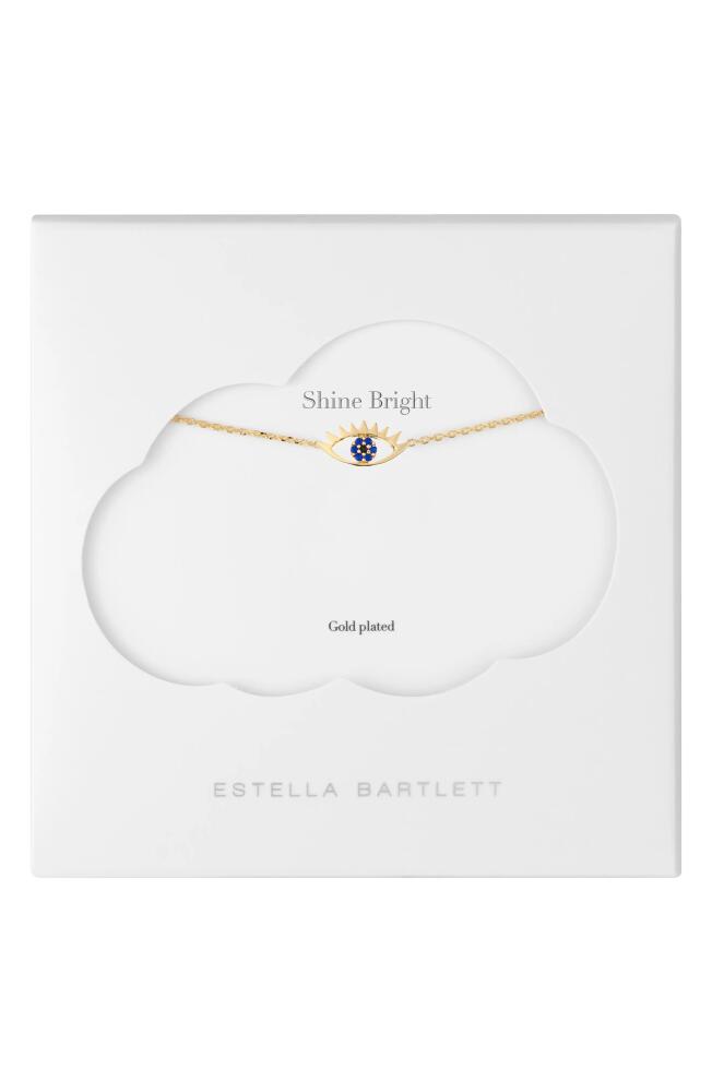 Estella Bartlett Happy Thoughts Eye Pendant Necklace in Gold Cover