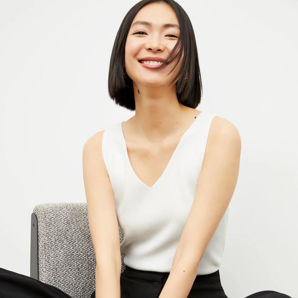 M.M.LaFleur Peggy Top - Eco 365Knit in Ivory Cover