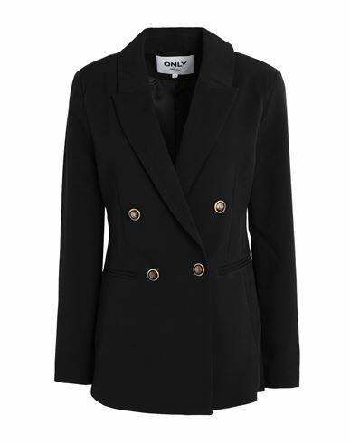 Only Woman Blazer Black Recycled polyester, Polyester, Elastane Cover