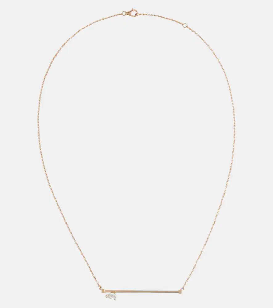 Repossi Serti Sur Vide 18kt rose gold necklace with diamond Cover