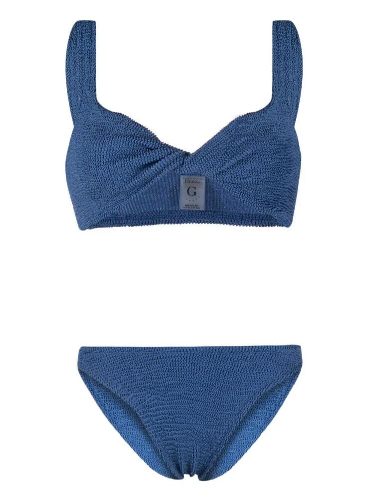 Hunza G Juno crinkle bikini - Blue Cover