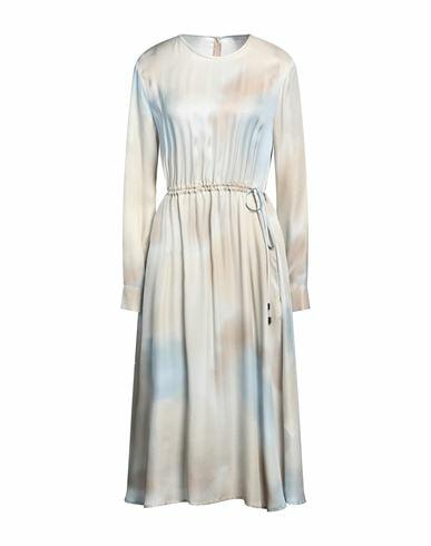 Peserico Easy Woman Midi dress Light grey Viscose Cover