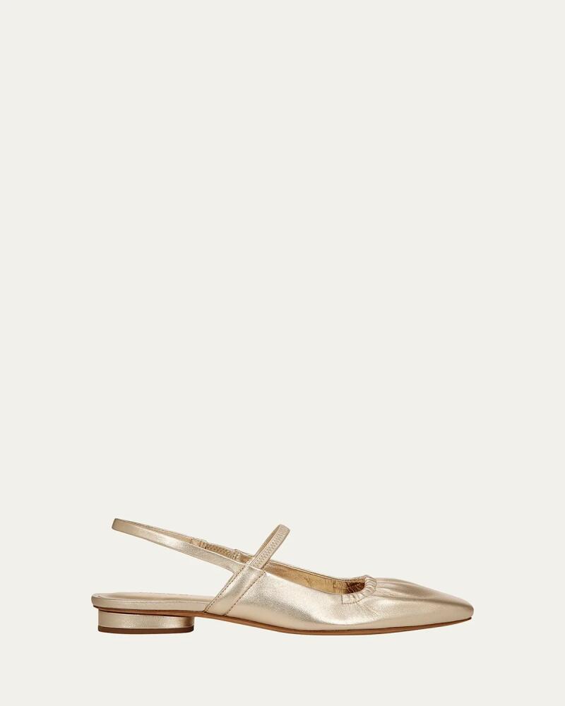 Vince Venice Metallic Slingback Ballerina Flats Cover