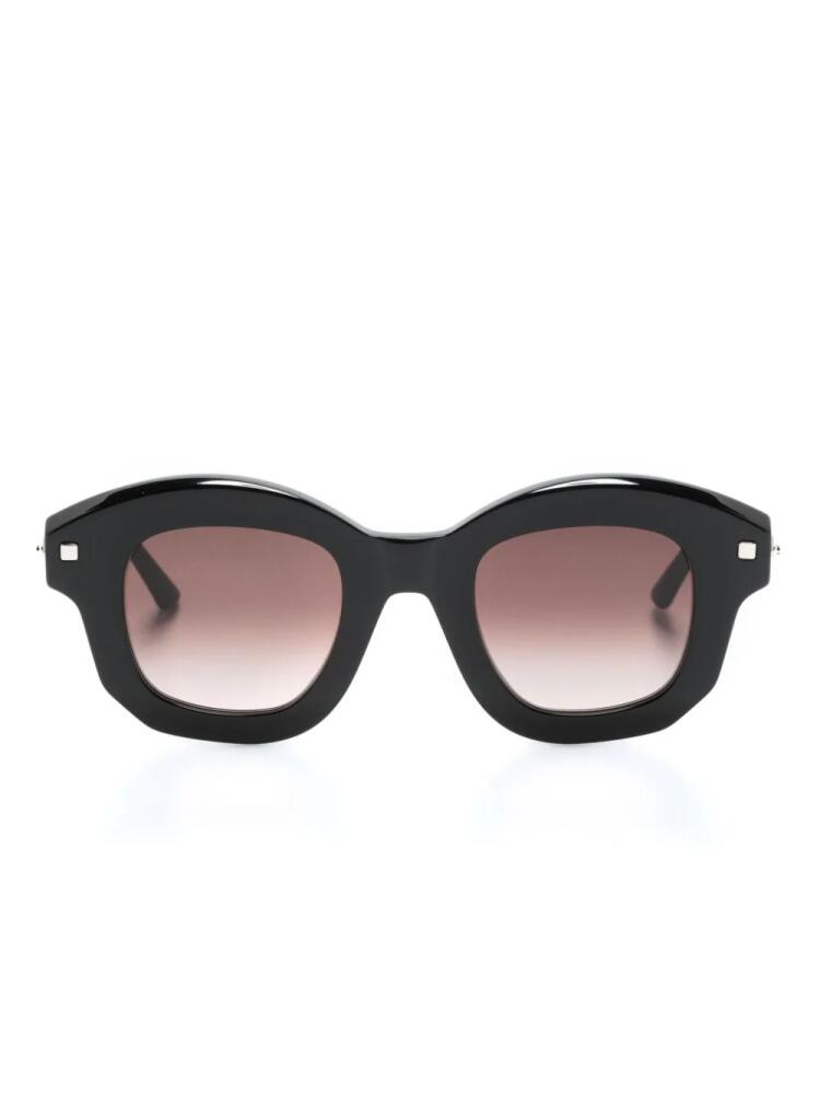 Kuboraum J1 square-frame sunglasses - Black Cover