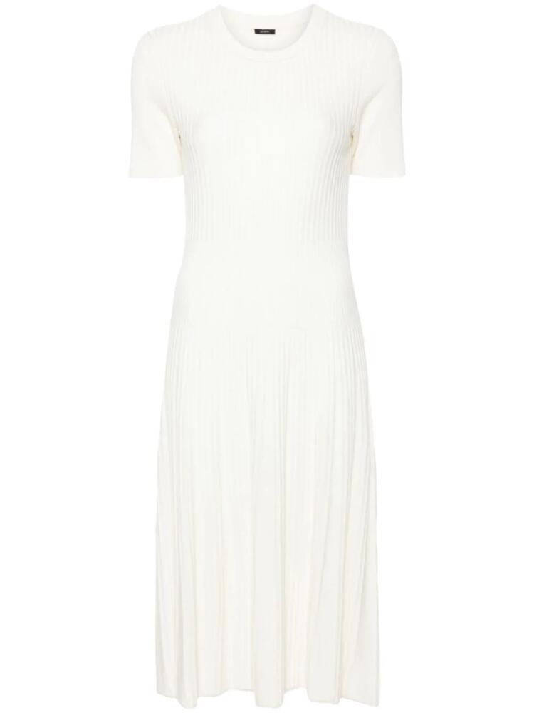 JOSEPH merino wool dress - Neutrals Cover