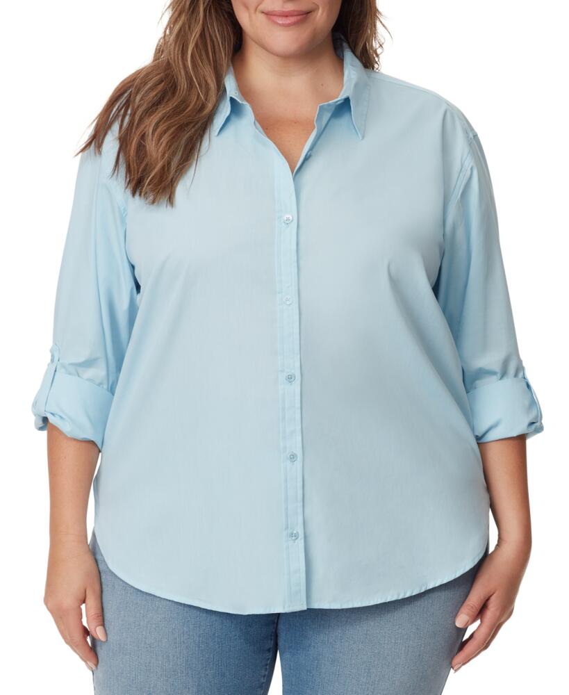 Gloria Vanderbilt Plus Size Amanda Shirt - Pale Sky Cover