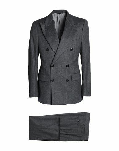 Giorgio Armani Man Suit Grey Wool, Cashmere, Polyamide, Elastane Cover