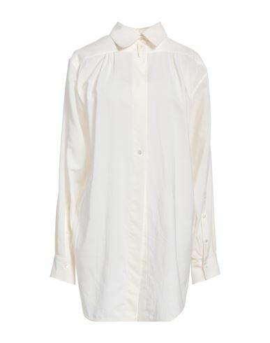 Quira Woman Shirt Ivory Wool, Cotton Cover