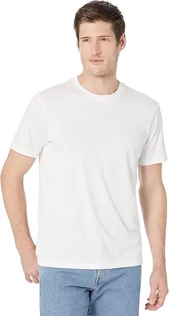 Prana prAna(r) Crew T-Shirt Standard Fit (White) Men's Clothing Cover