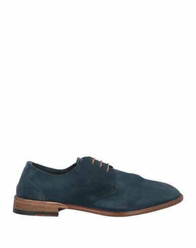 Calpierre Man Lace-up shoes Slate blue Soft Leather Cover