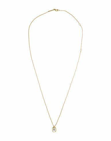 P D Paola Mini Letter Q Necklace Woman Necklace Gold 925/1000 Silver, Zirconia Cover