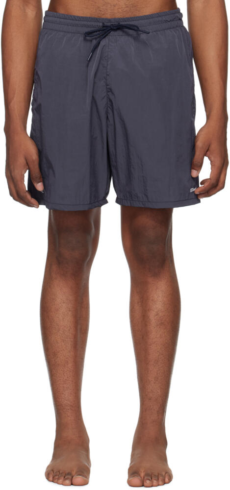 A.P.C. Navy JJJJound Edition Swim Shorts Cover