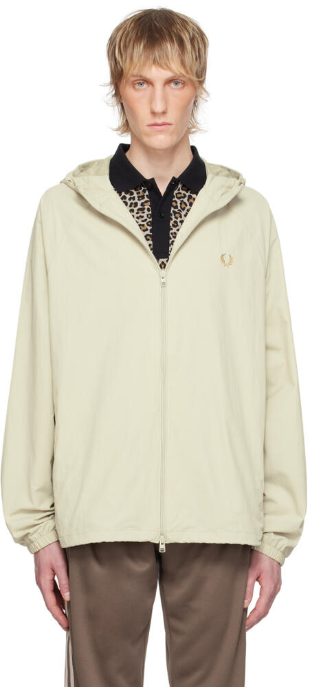 Fred Perry Gray Embroidered Jacket Cover