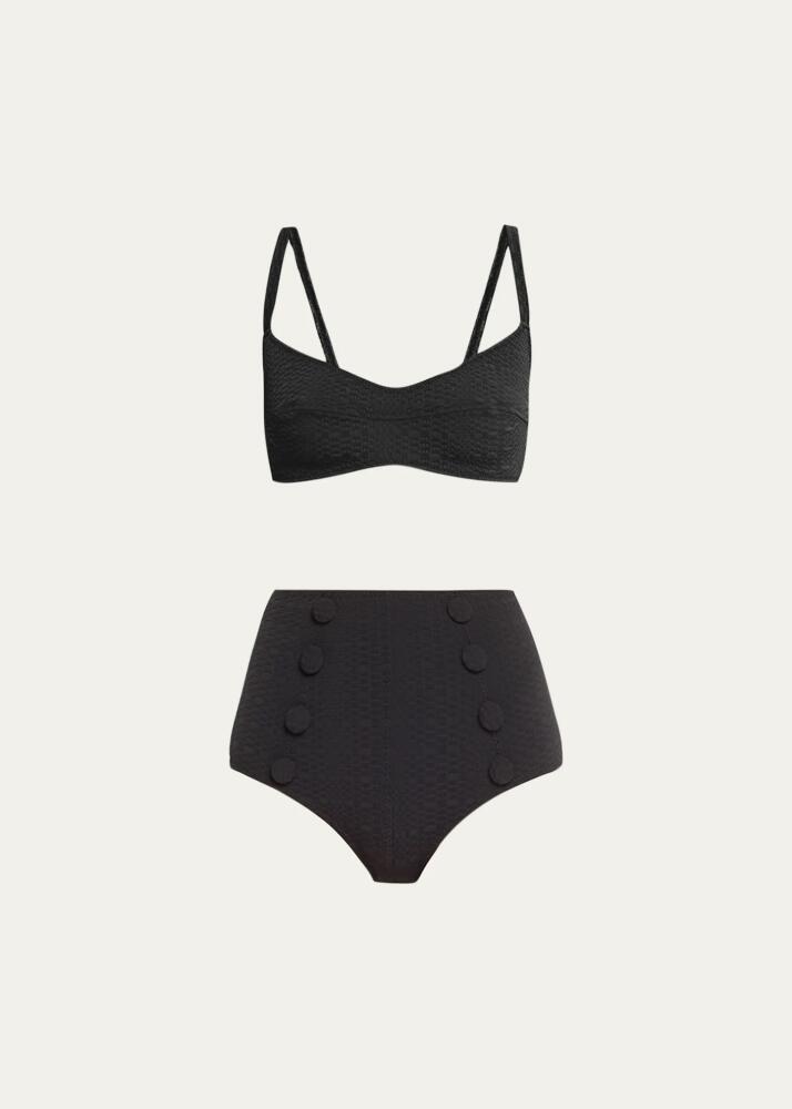 Lisa Marie Fernandez Balconette Two-Piece Bikini Set Cover