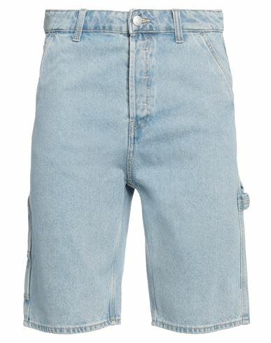 Only & Sons Man Denim shorts Blue Cotton Cover