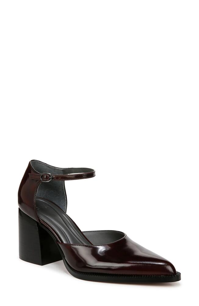 SARTO by Franco Sarto Diona Ankle Strap Pointed Toe Pump in Bordo Cover