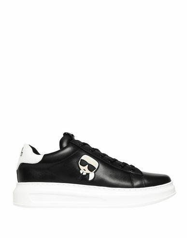 Karl Lagerfeld Kapri Mens Karl Ikonic 3d Lace Man Sneakers Black Soft Leather Cover